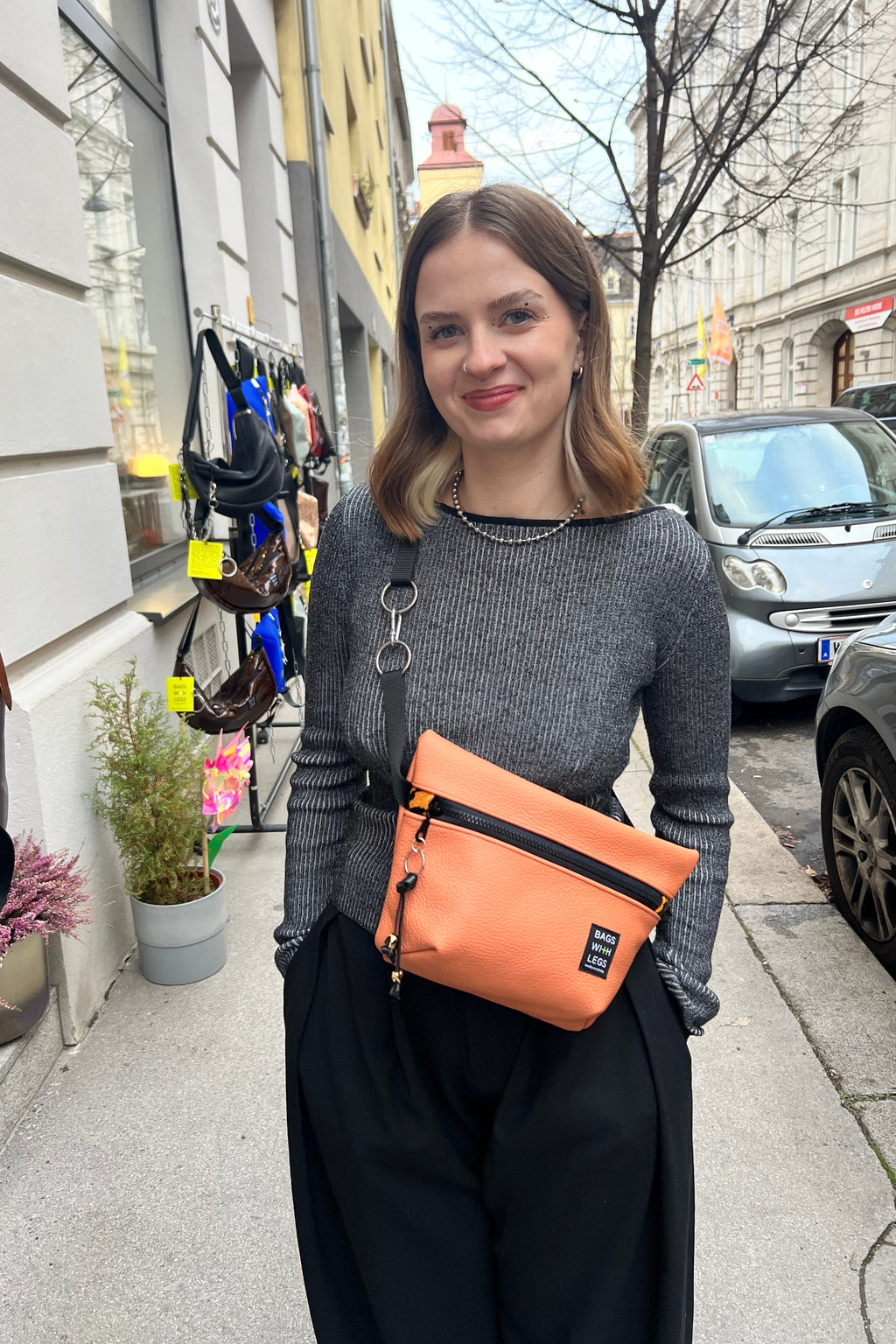 Orange the World crossbody bag