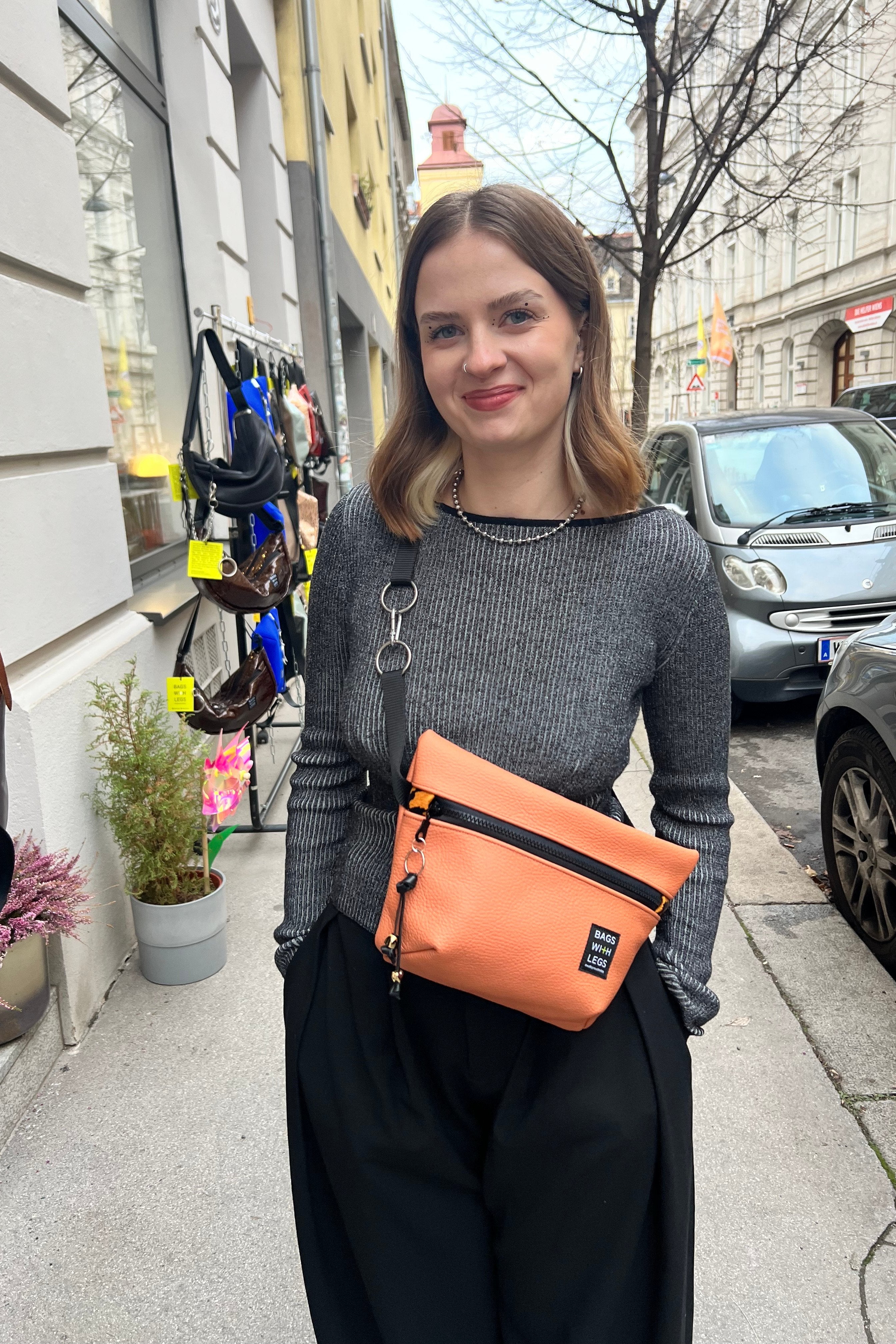 Orange the World crossbody bag