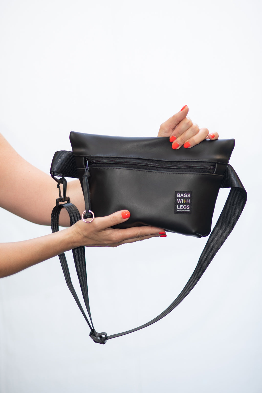 BLACK IS COOL crossbody bag