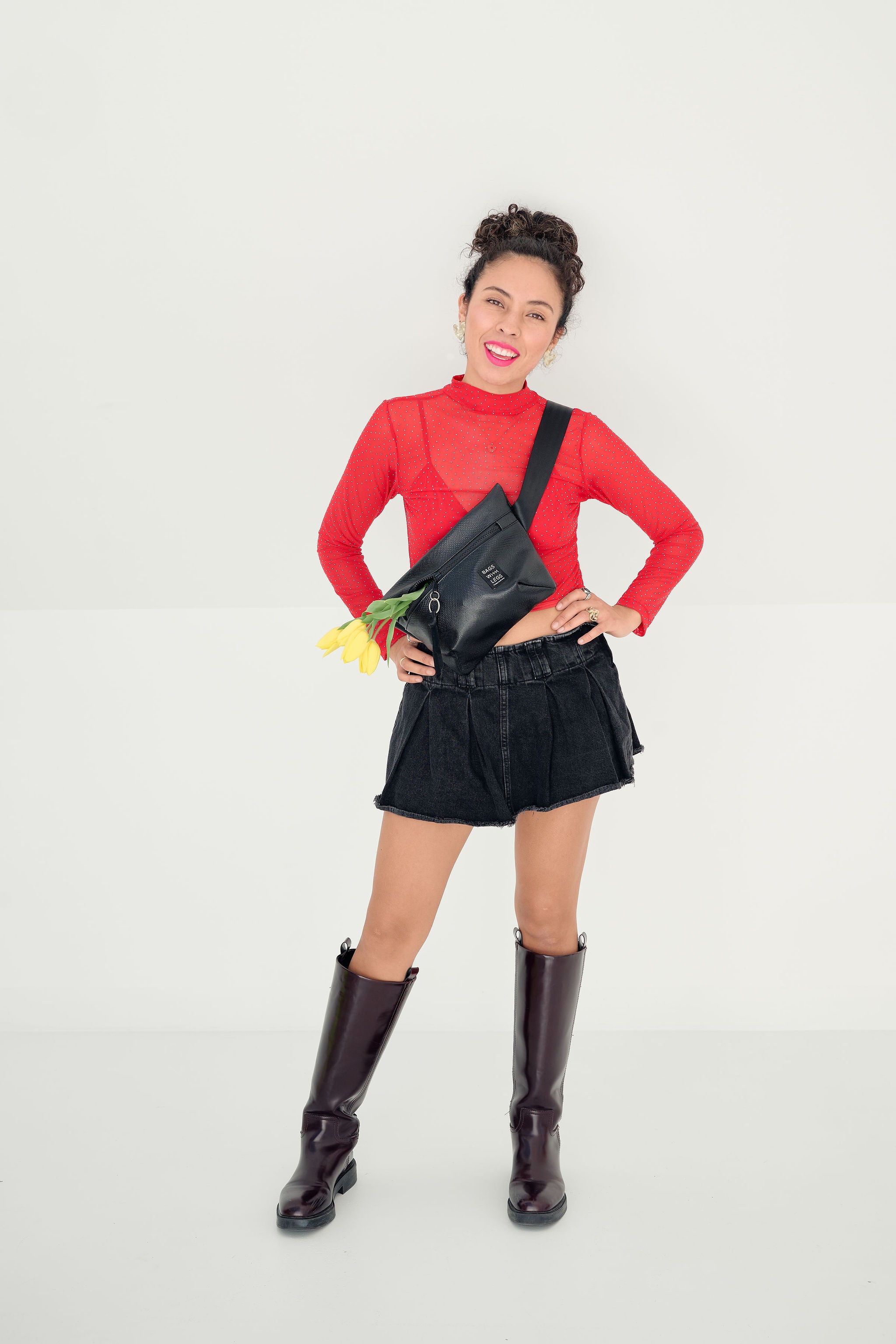 Tokyo crossbody bag worn