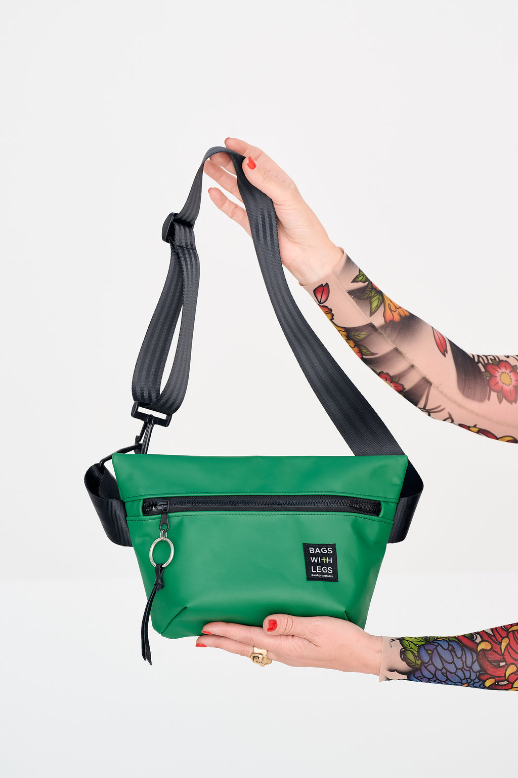 MATTE GREEN Crossbody Bag