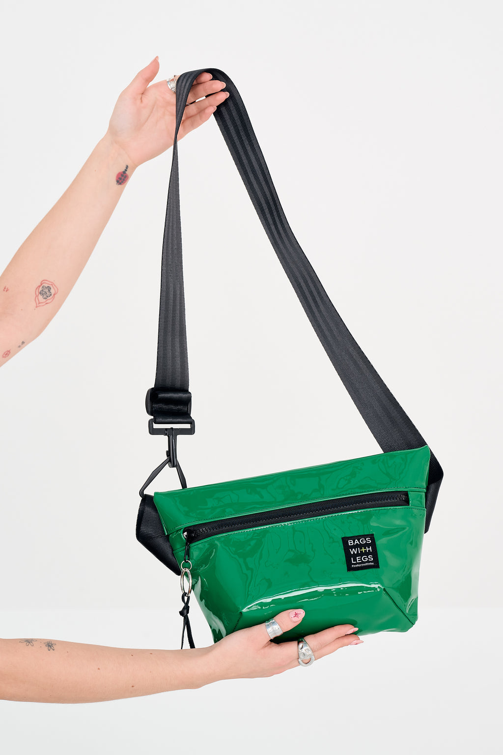 HELLO GREEN Crossbody Bag