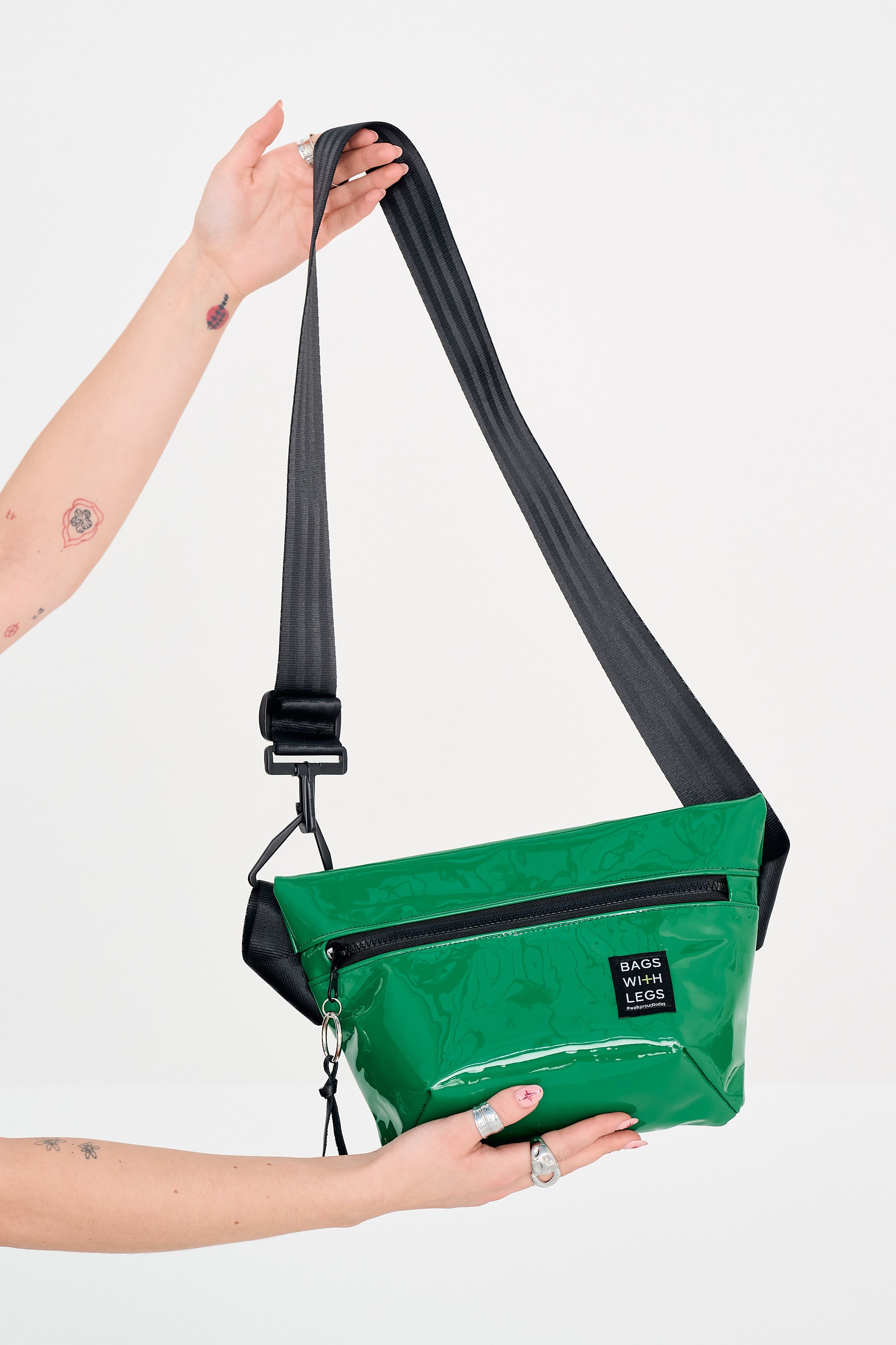 HELLO GREEN Crossbody Bag