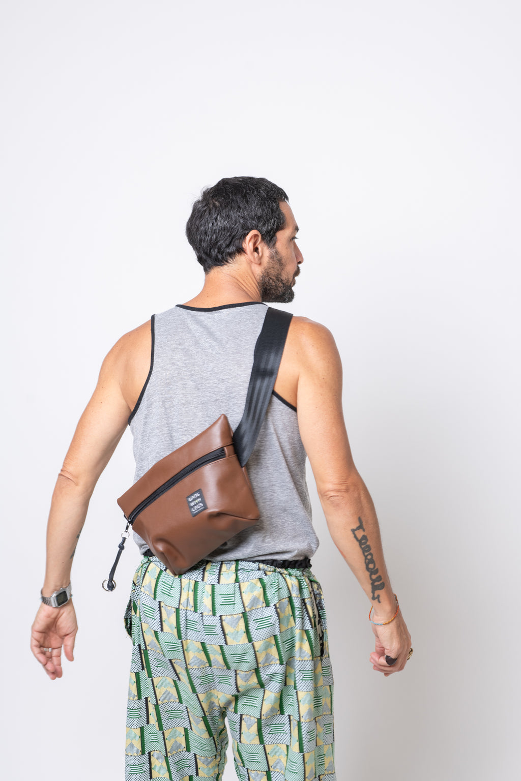 Oak Brown Crossbody Bag