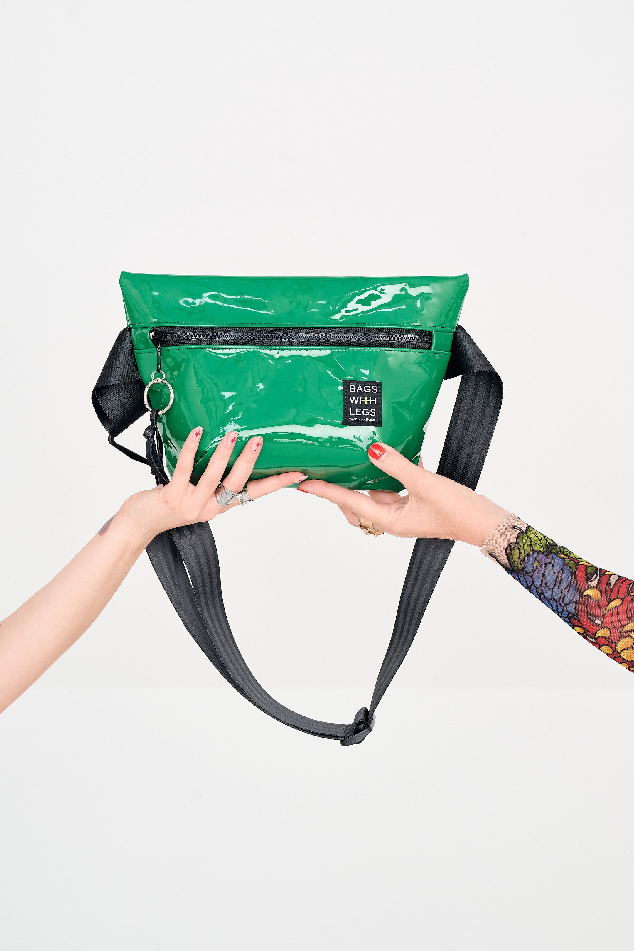 HELLO GREEN Crossbody Bag