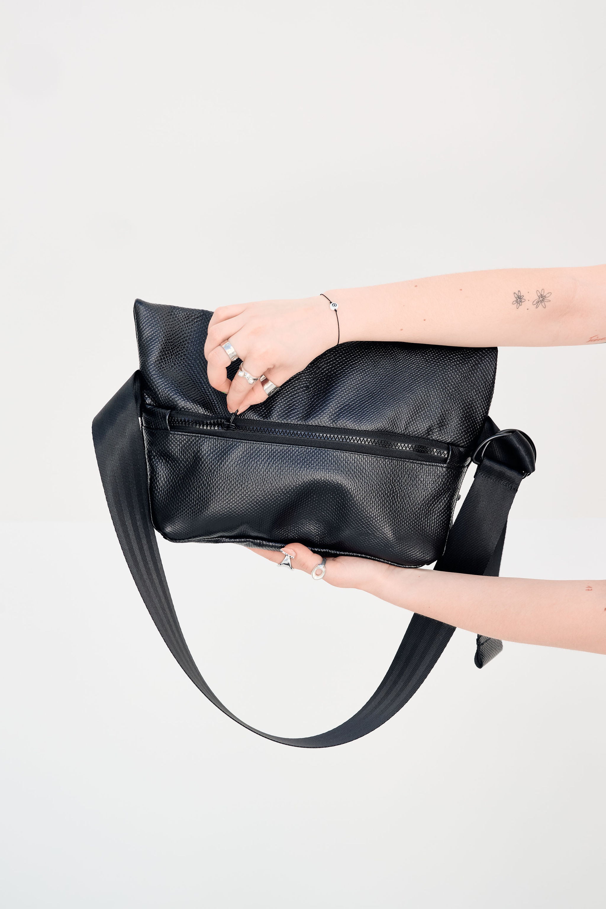 Bigger Tokyo crossbody bag worn