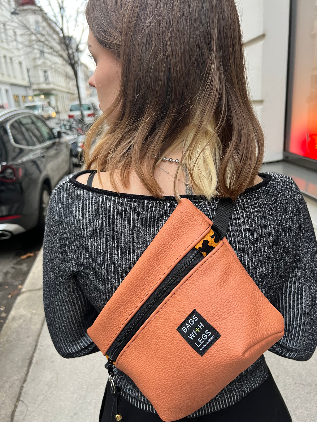 Orange the World a bag with a voice