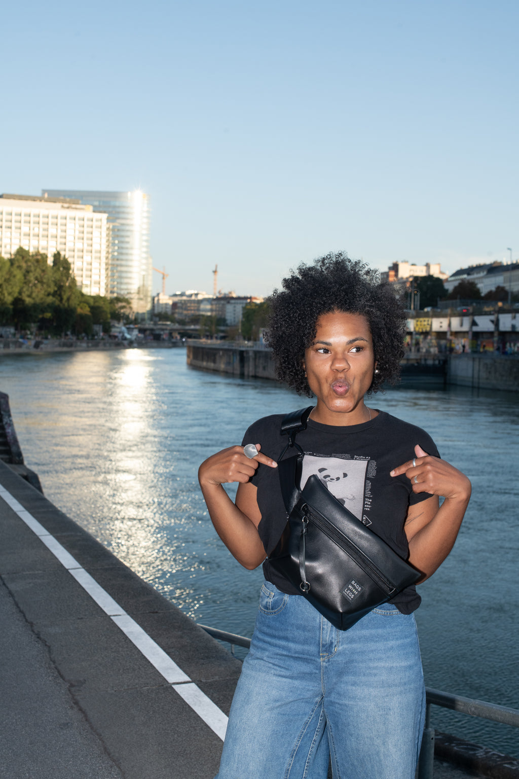 BLACK IS COOL Crossbody Bag