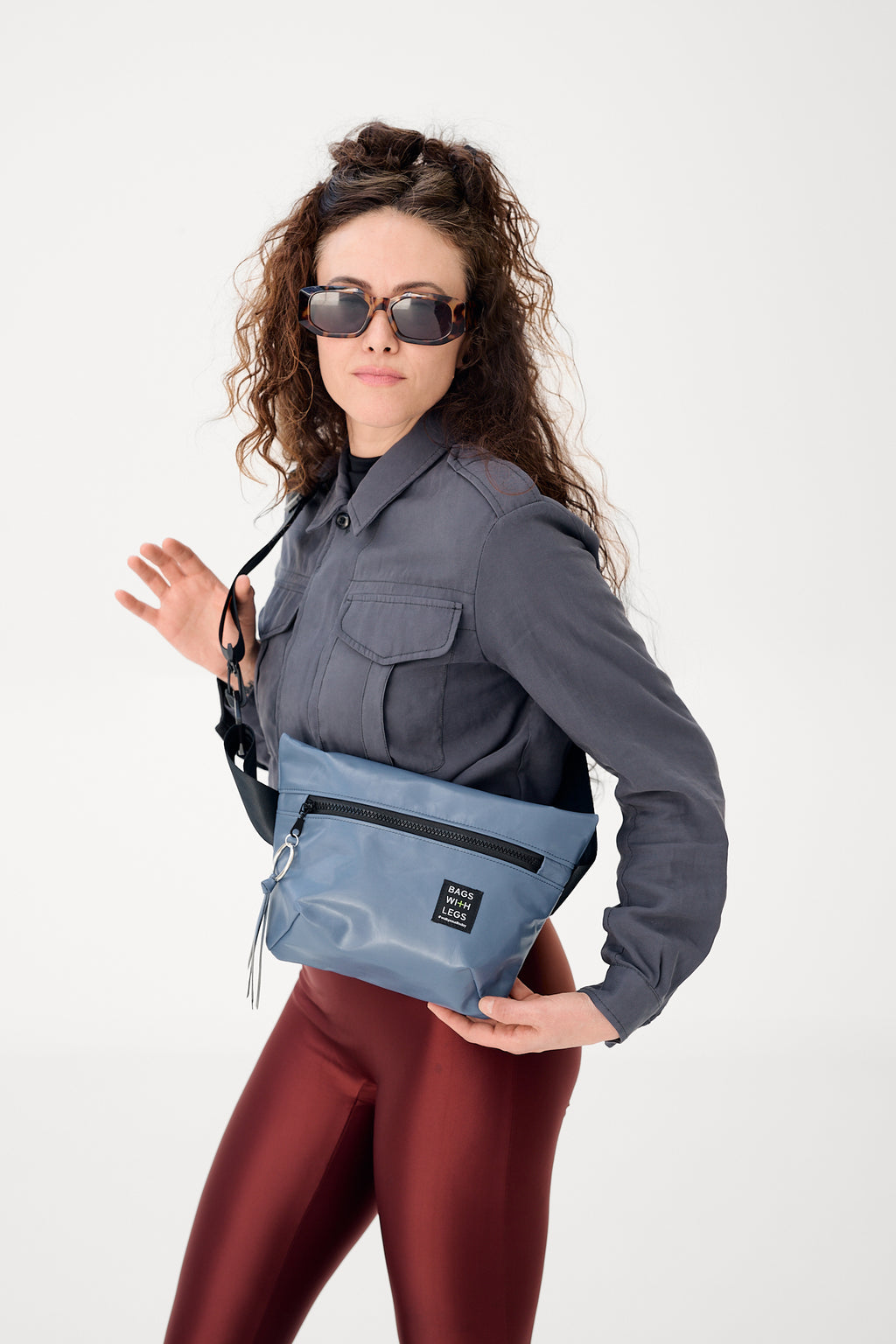 MORGEN MACHE ICH BLAU crossbody bag