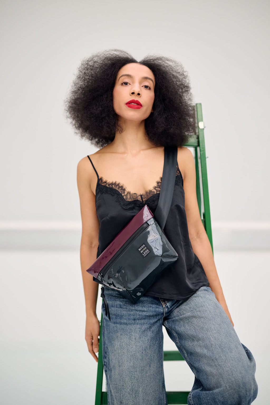 Wine and Pine crossbody bag