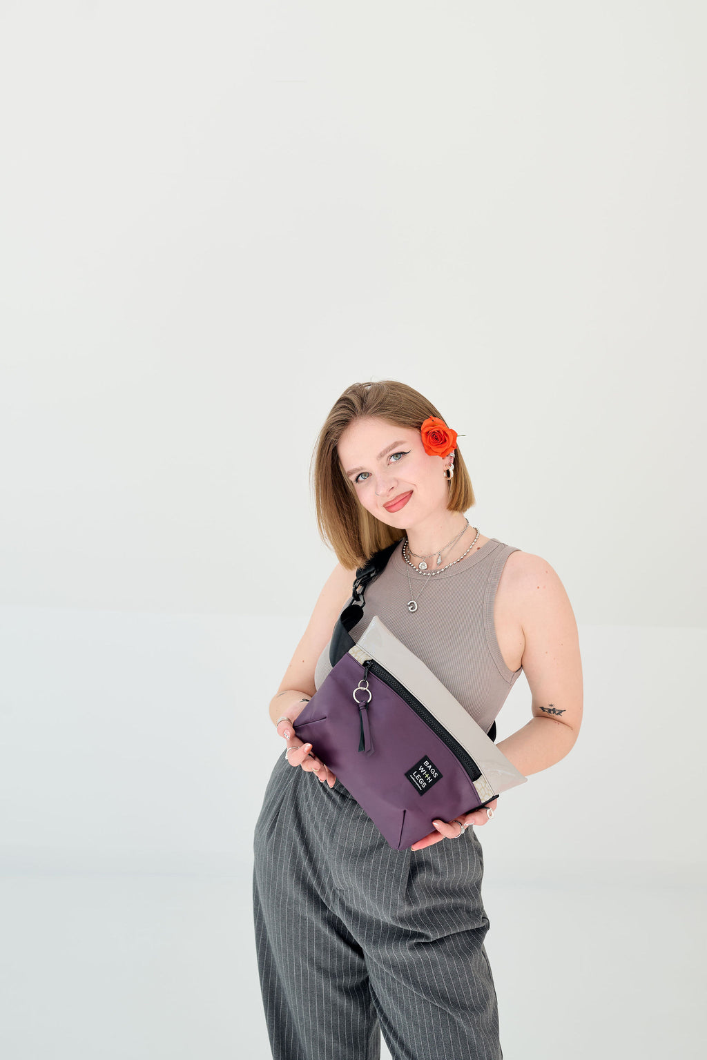 Viola crossbody bag worn