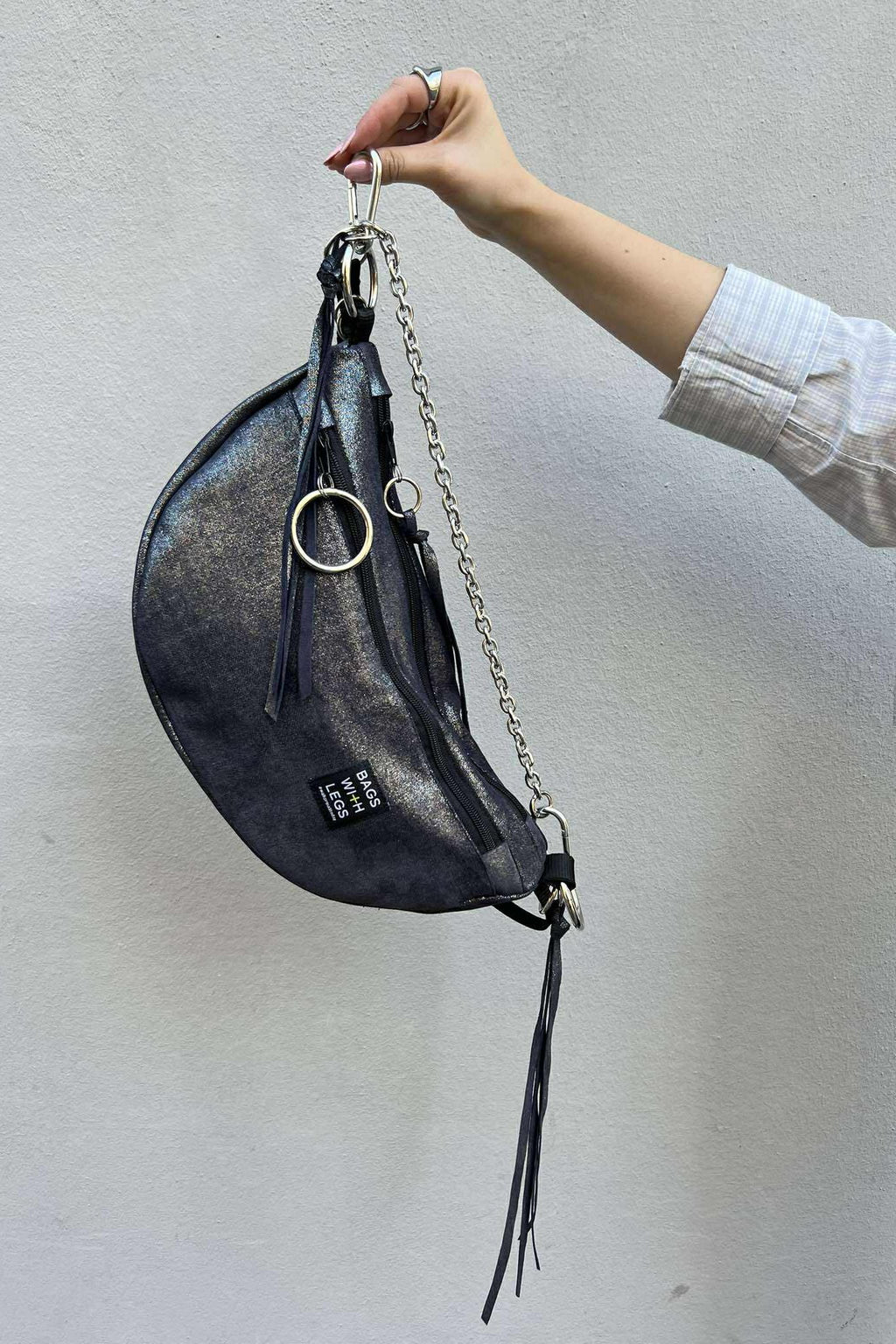 Lucky Star middle size shoulder bag worn